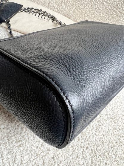 Mulberry Midnight Regular Lily with Silver Hardware (RRP £1095)