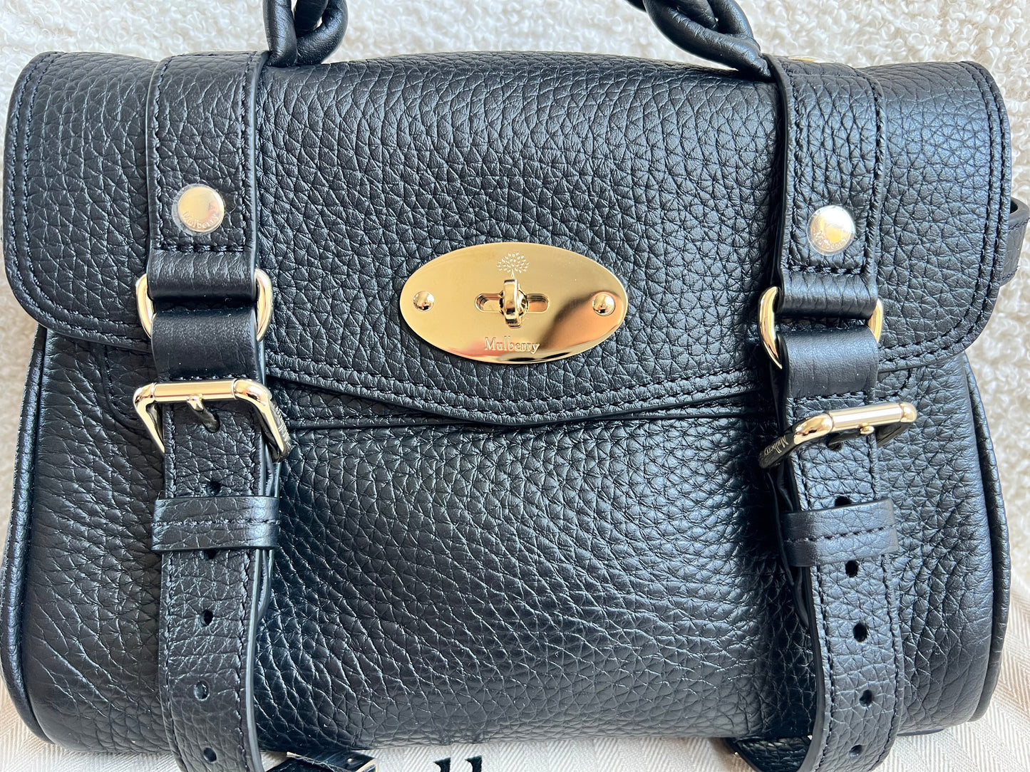 Mulberry Black Mini Alexa (RRP £995)