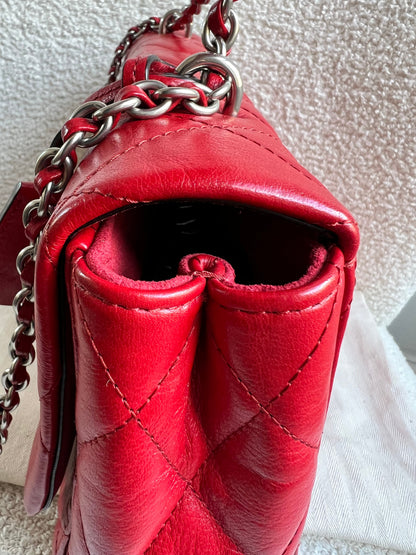 Mulberry Scarlet Red Quilted Medium Lily with Gold Hardware (RRP £1095)