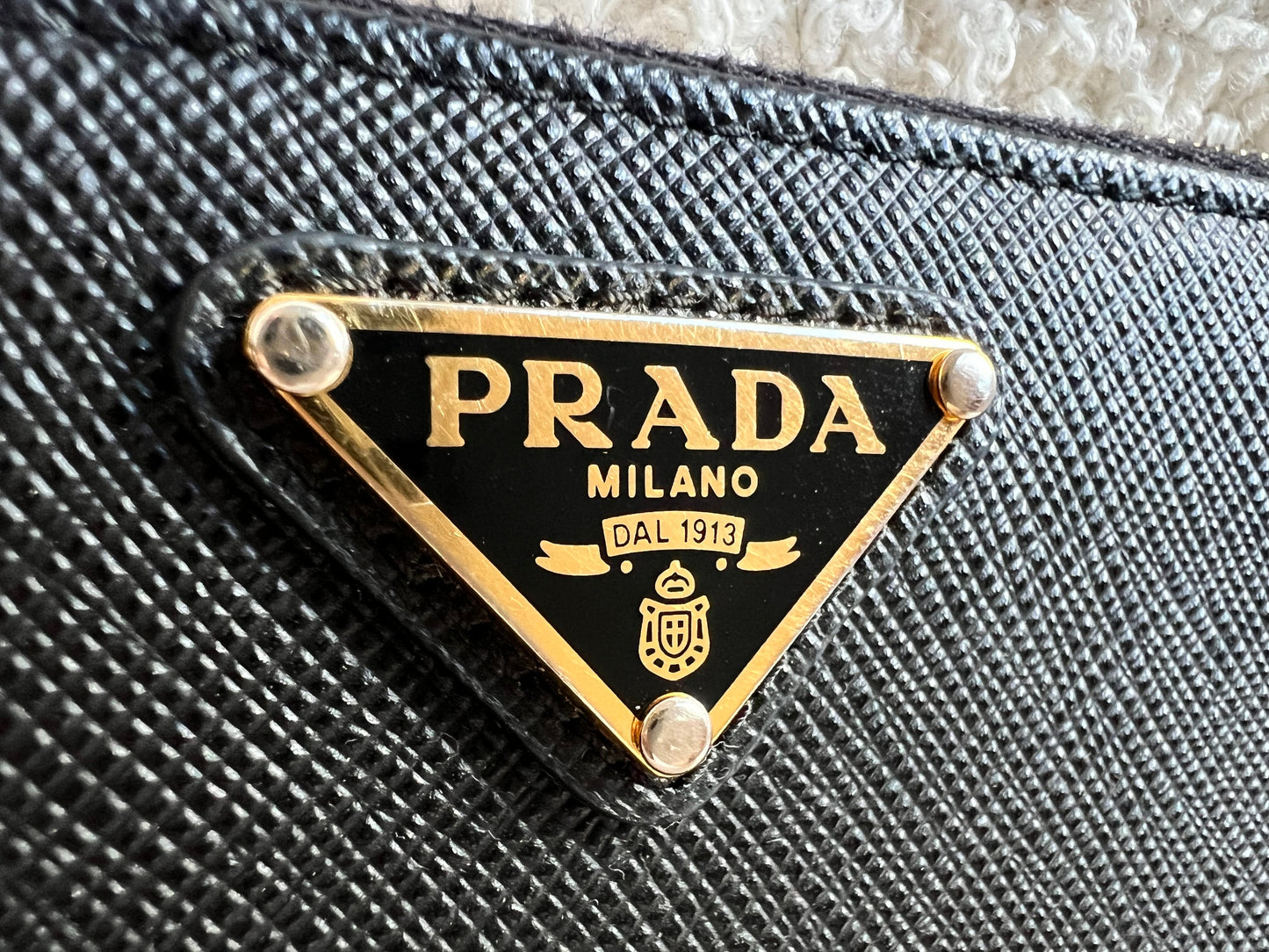 Prada Black Card Holder