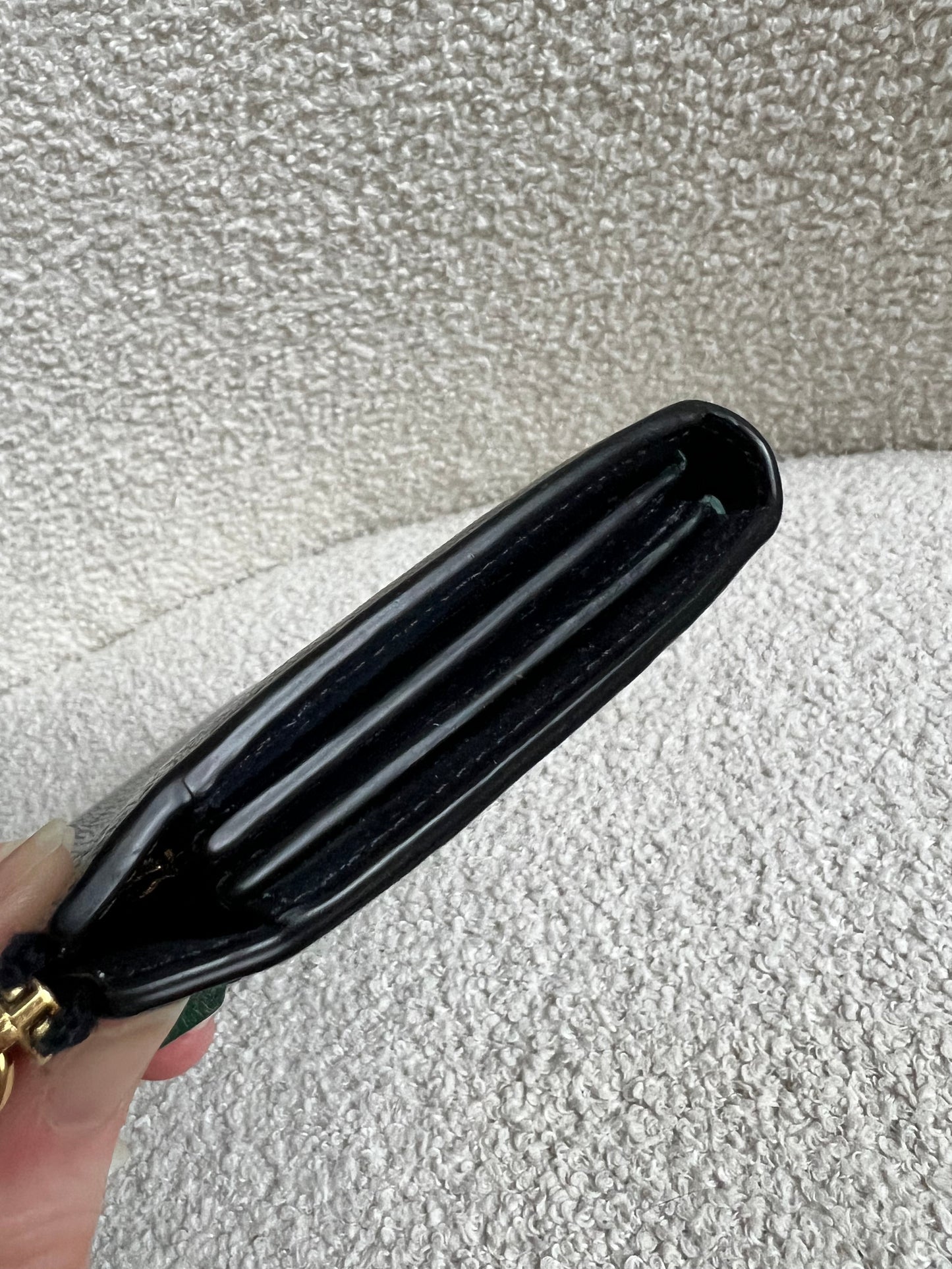 Mulberry Medium Part Around Zip Wallet in Navy and Emerald Printed Goat