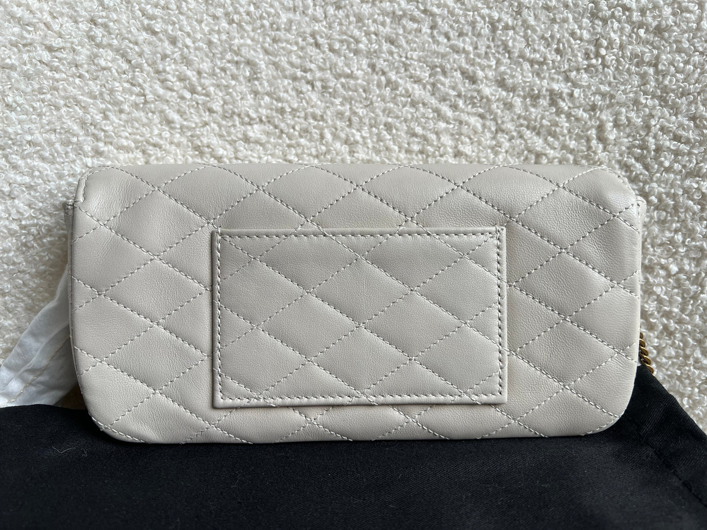 Yves Saint Laurent (YSL) Blanc Vintage Gaby Phone Pouch (RRP £920)