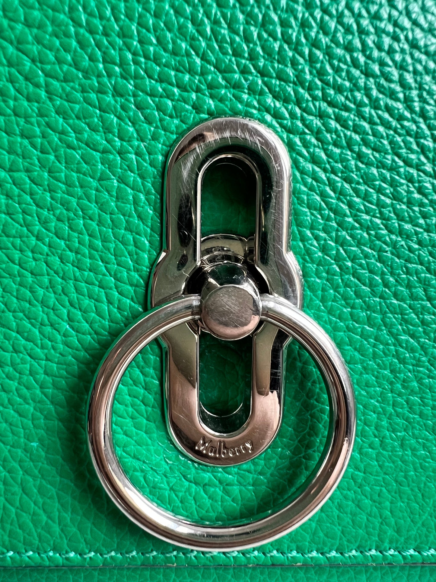 Mulberry Lawn Green Amberley Satchel (RRP £795)
