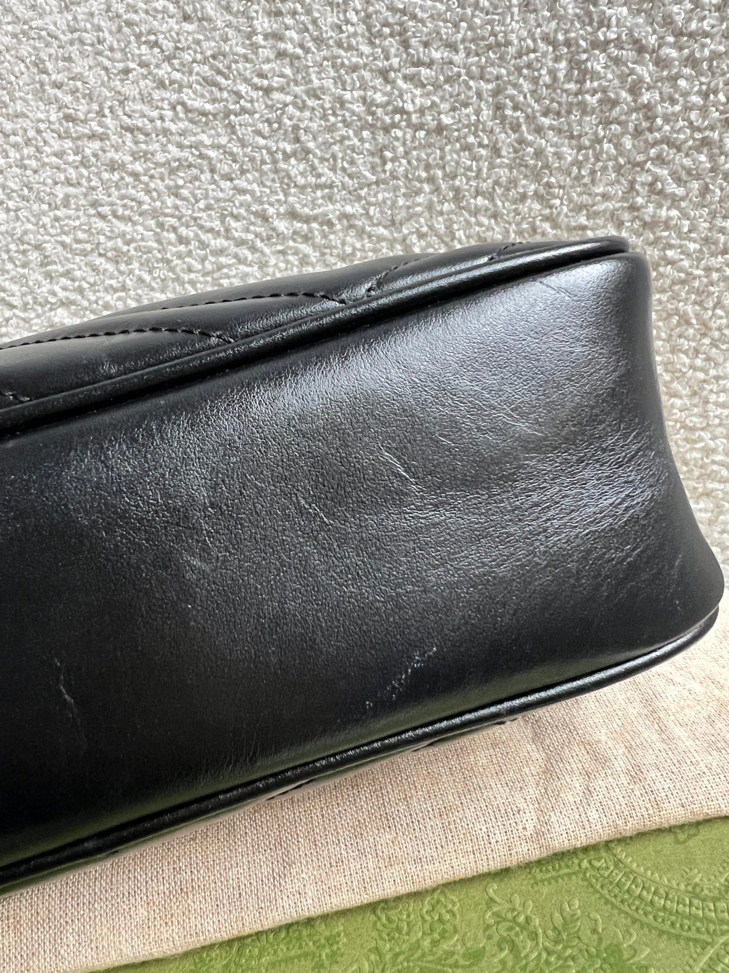 Gucci GG Black Marmont Small Shoulder Bag (RRP £1440)