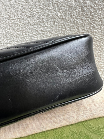 Gucci GG Black Marmont Small Shoulder Bag (RRP £1440)