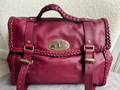 Mulberry Oversized Berry Woven Trim Alexa (RRP £1100)