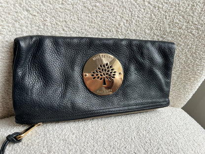 Mulberry Black Daria Clutch (RRP £550)