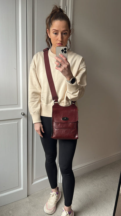 Mulberry Small Oxblood Antony