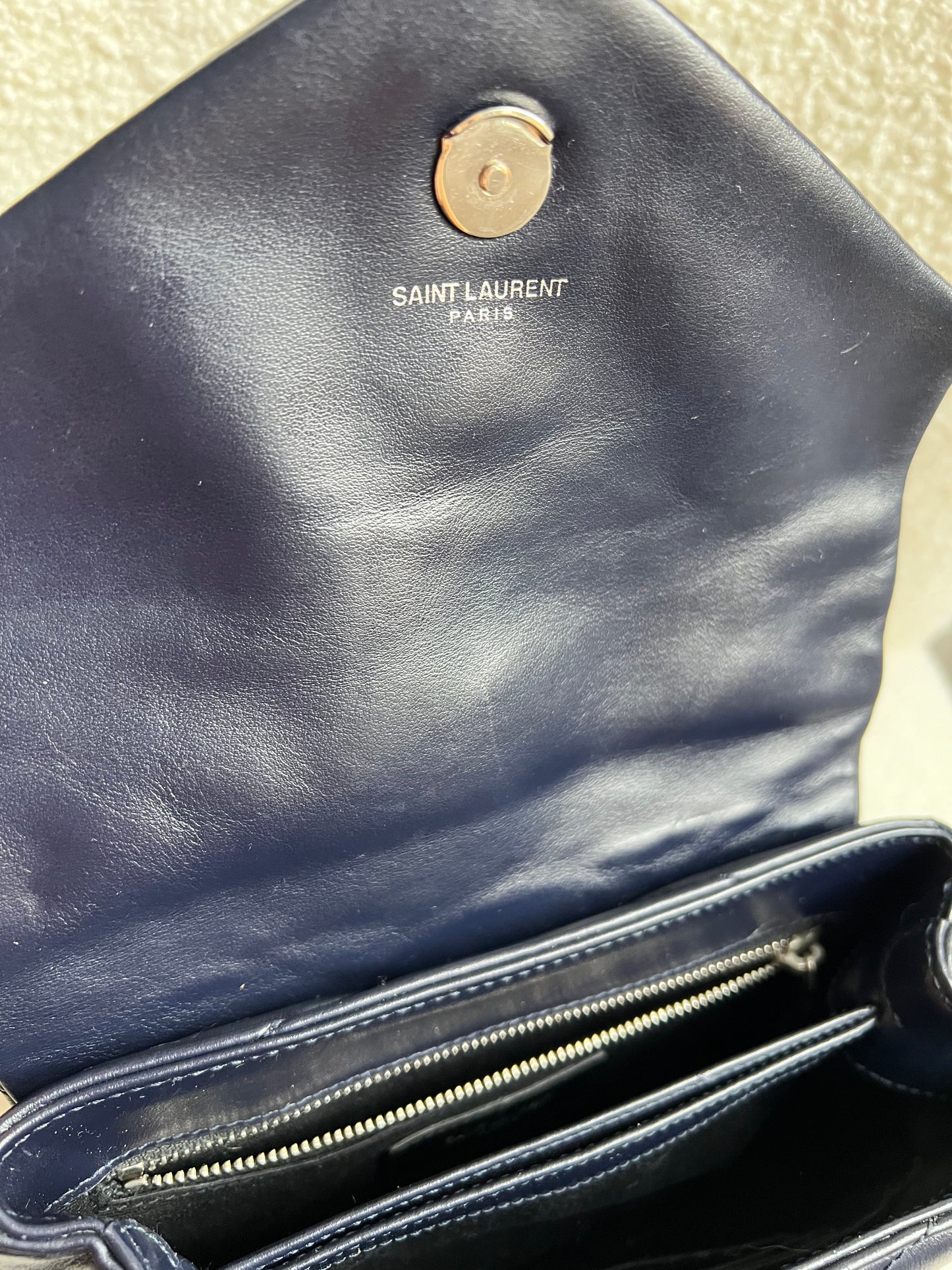 Yves Saint Laurent (YSL) Navy Blue Toy Lou Lou (RRP £1350)