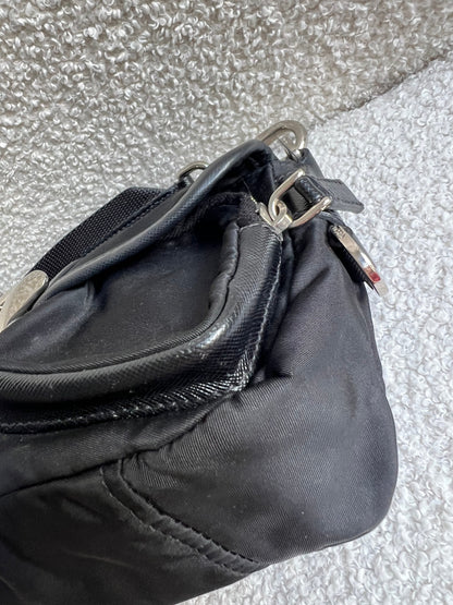 Prada Vintage Nylon Buckle Shoulder Bag