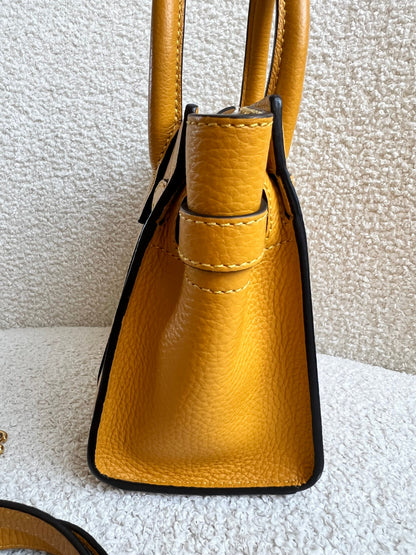 Mulberry Deep Amber Micro Zipped Bayswater (RRP £795)