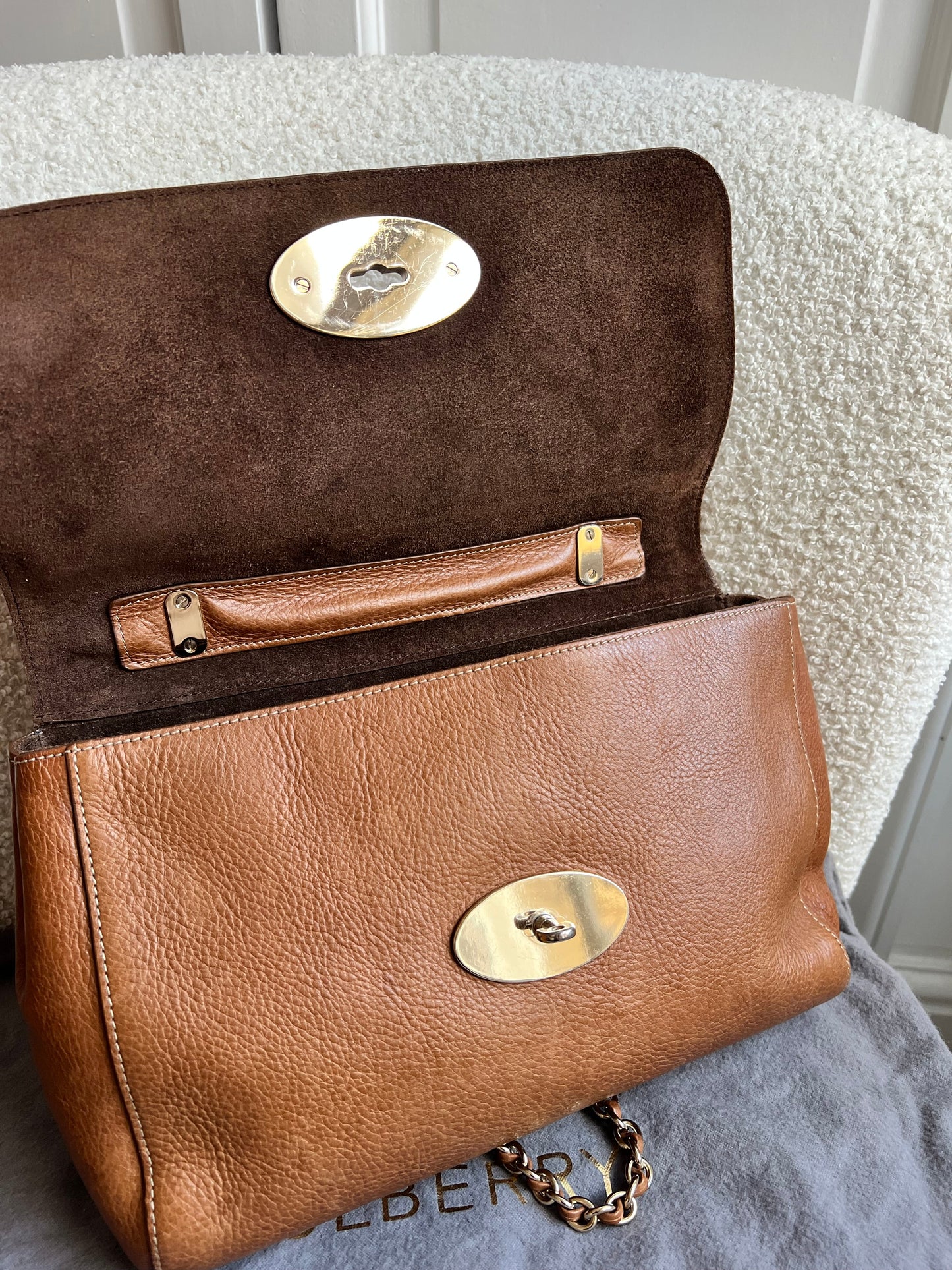 Mulberry Oak Medium Lily with Gold Hardware (RRP £1095)