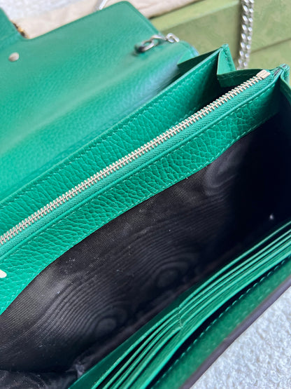 Gucci Dionysus Green Chain Wallet (RRP £1340)
