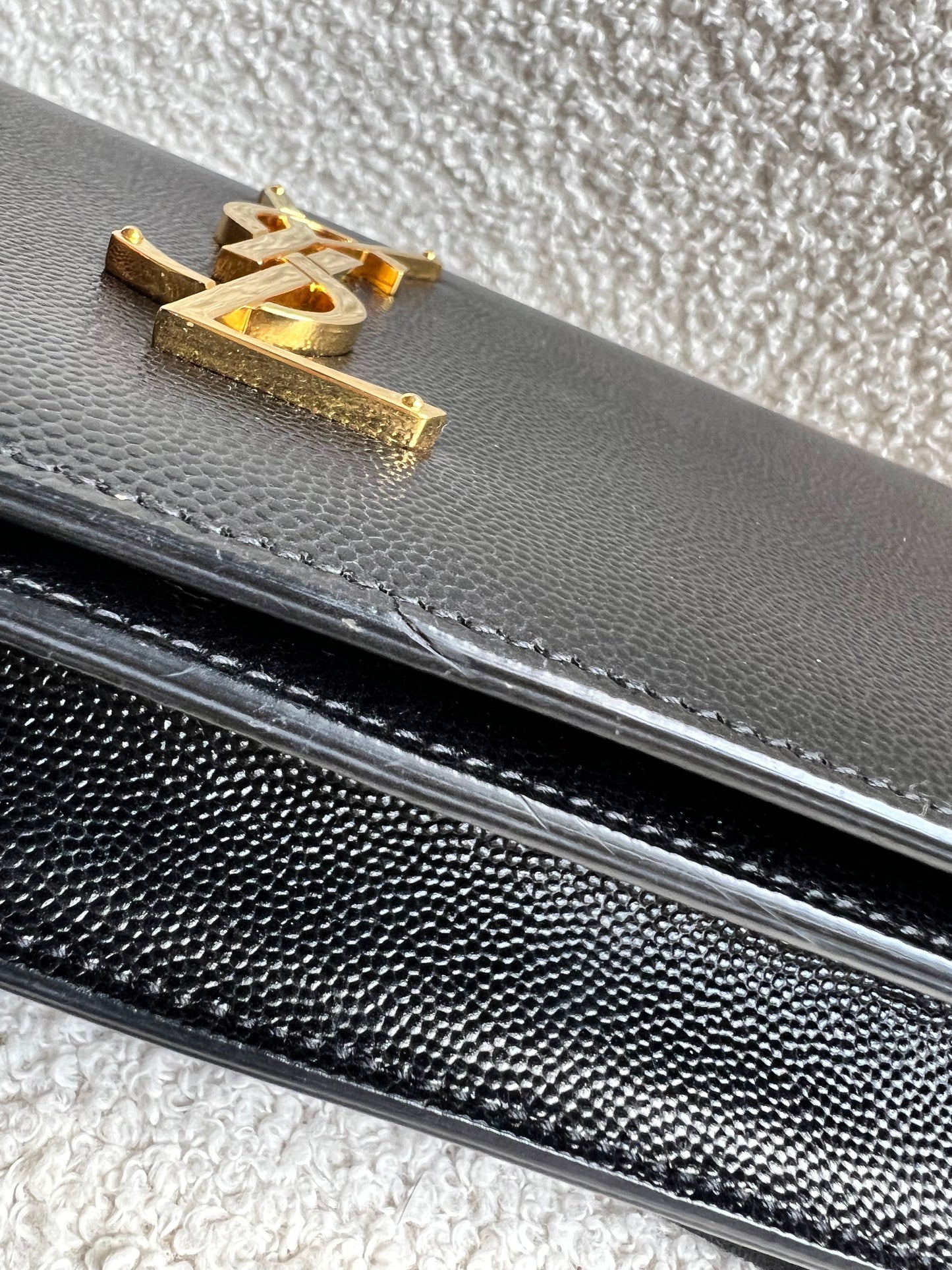 Yves Saint Laurent (YSL) Black Kate Clutch (RRP £1,190)