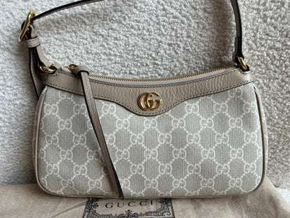 Gucci Ophidia GG Beige Supreme Shoulder Bag (RRP £930)