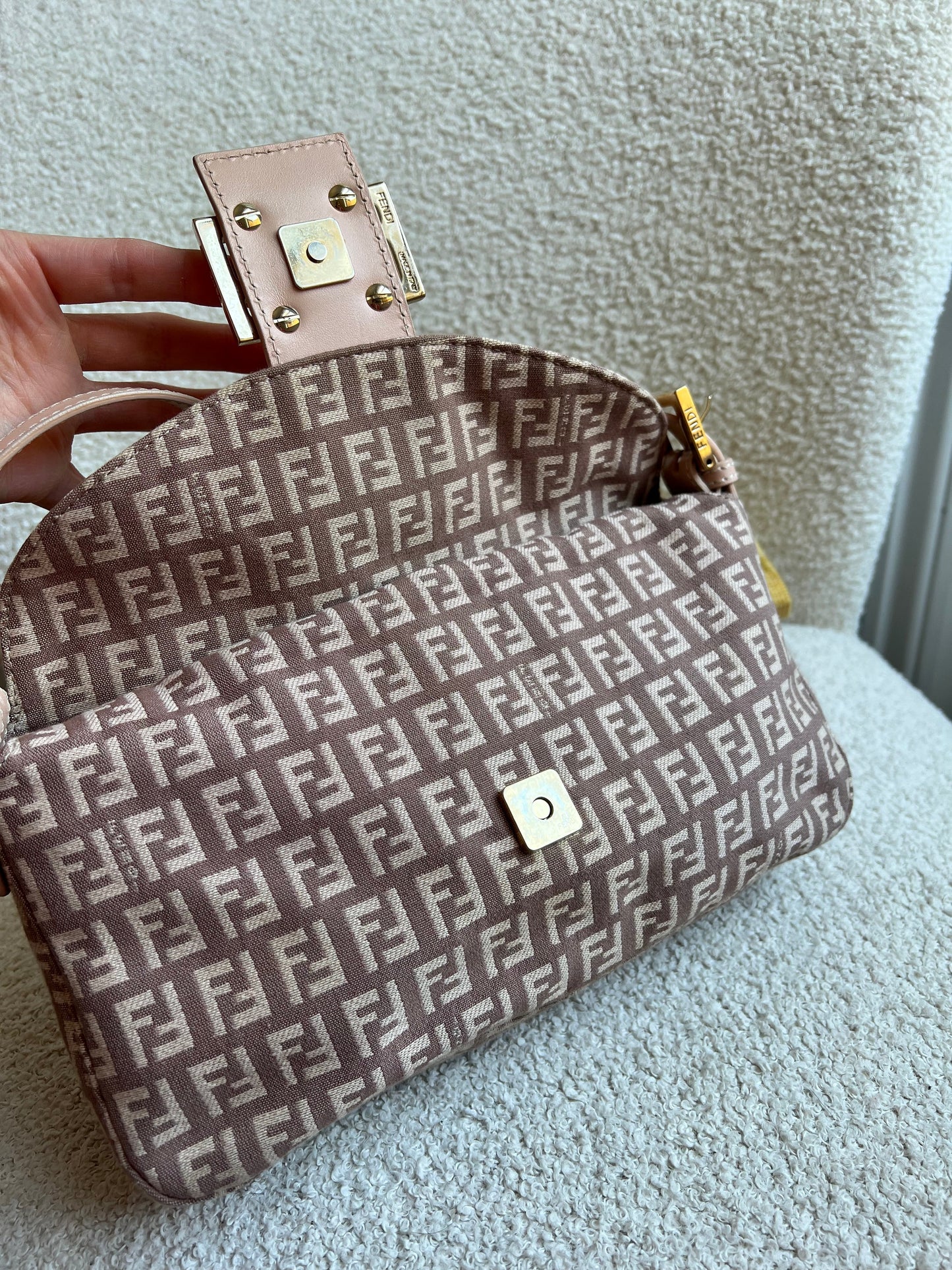 Fendi Baguette Shoulder Bag Zucca