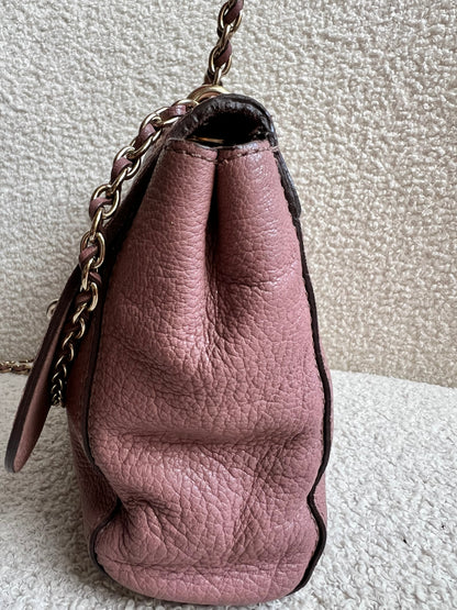 Mulberry Blush Regular Lily with Gold Hardware