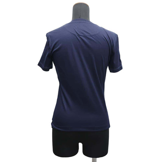 HERMES Jungle Love Cut and Sew Size 34 Navy/White Cotton100%