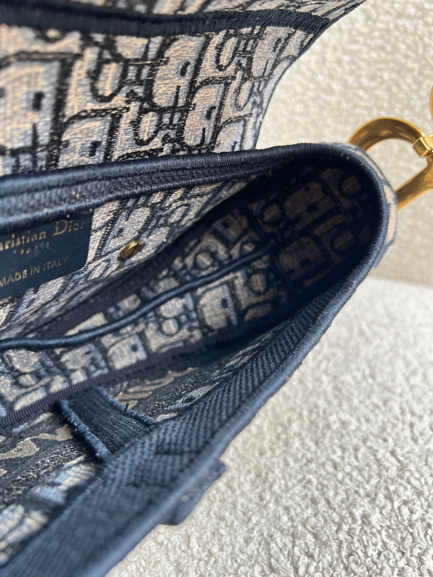 Christian Dior Oblique Saddle Bag