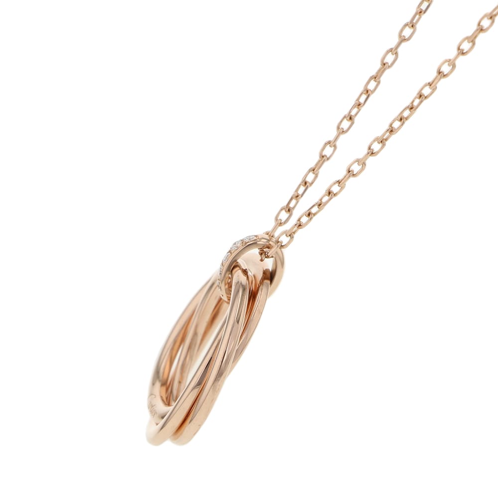 CARTIER Trinity Necklace 2009 Christmas Limited EditionB3044700 18K Pink Gold