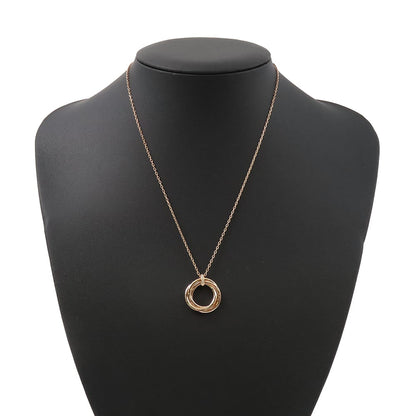 CARTIER Trinity Necklace 2009 Christmas Limited EditionB3044700 18K Pink Gold