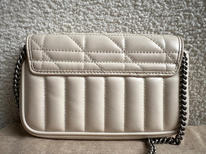 Gucci GG Cream Marmont Super Mini Aria Shoulder Bag (RRP £985)