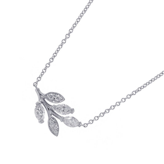 TIFFANY&Co. Victoria Diamond Branch Pendant66960803 Pt950