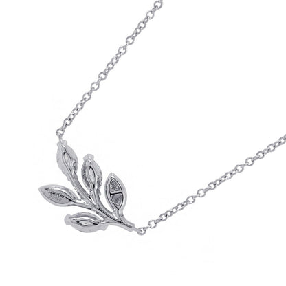 TIFFANY&Co. Victoria Diamond Branch Pendant66960803 Pt950