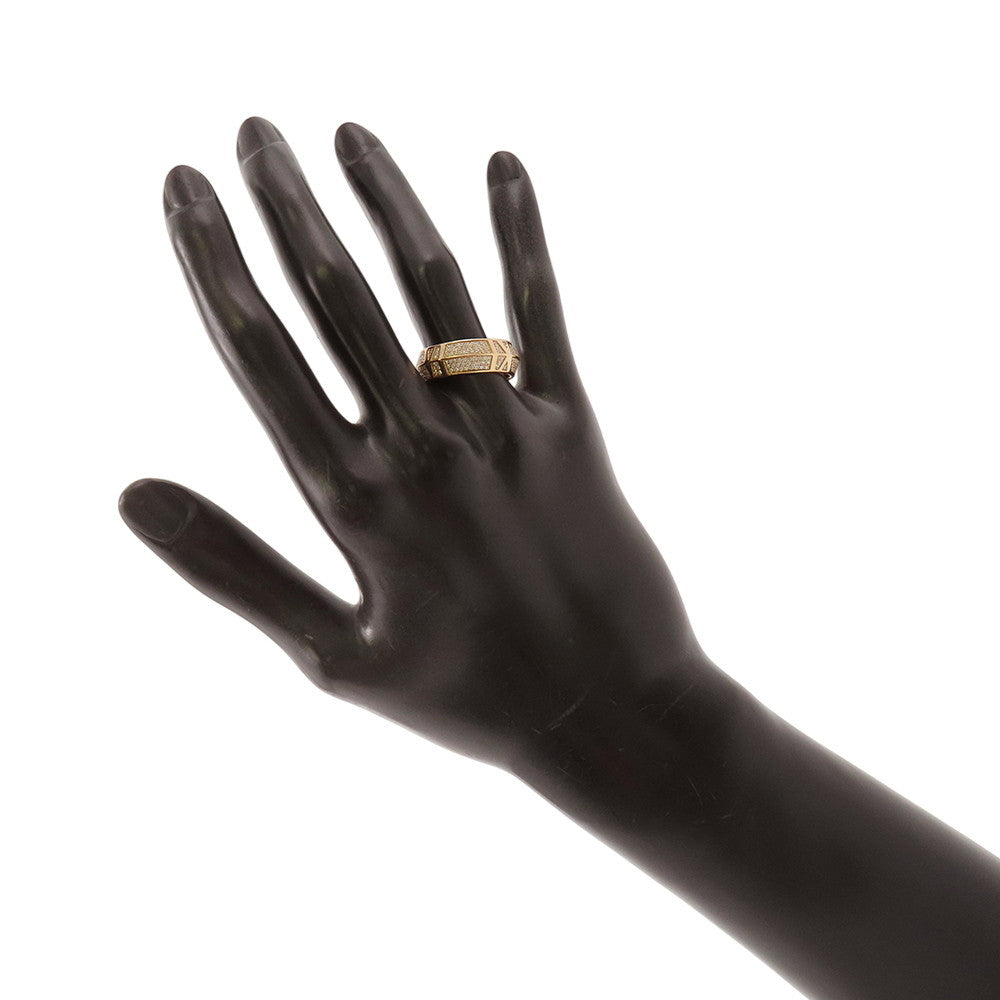 TIFFANY&Co. Atlas X Closed Wide Ring Size Approximately No. 14 18K Pink Gold