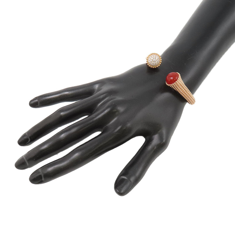 Van Cleef & Arpels Perlée Couleur Bracelet Medium Model Size MVCARP27400 18K Pink Gold