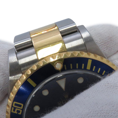 ROLEX Submariner - Date W40mm Stainless Steel K18YG Blue Dial16613