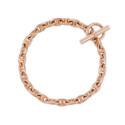HERMES Chaine d'Ancre Bracelet 26 frames Size TPM 18K Pink Gold