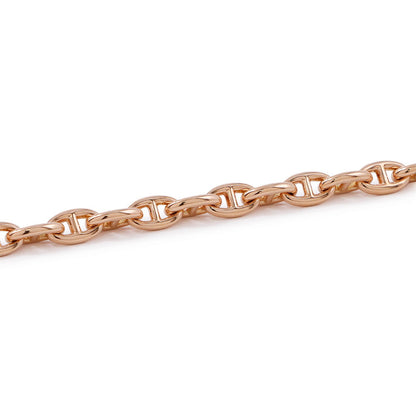 HERMES Chaine d'Ancre Bracelet 26 frames Size TPM 18K Pink Gold