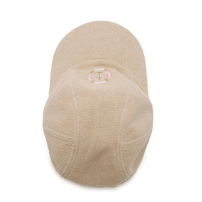 HERMES Cap Davis Yacht Size L Sable Cotton100%