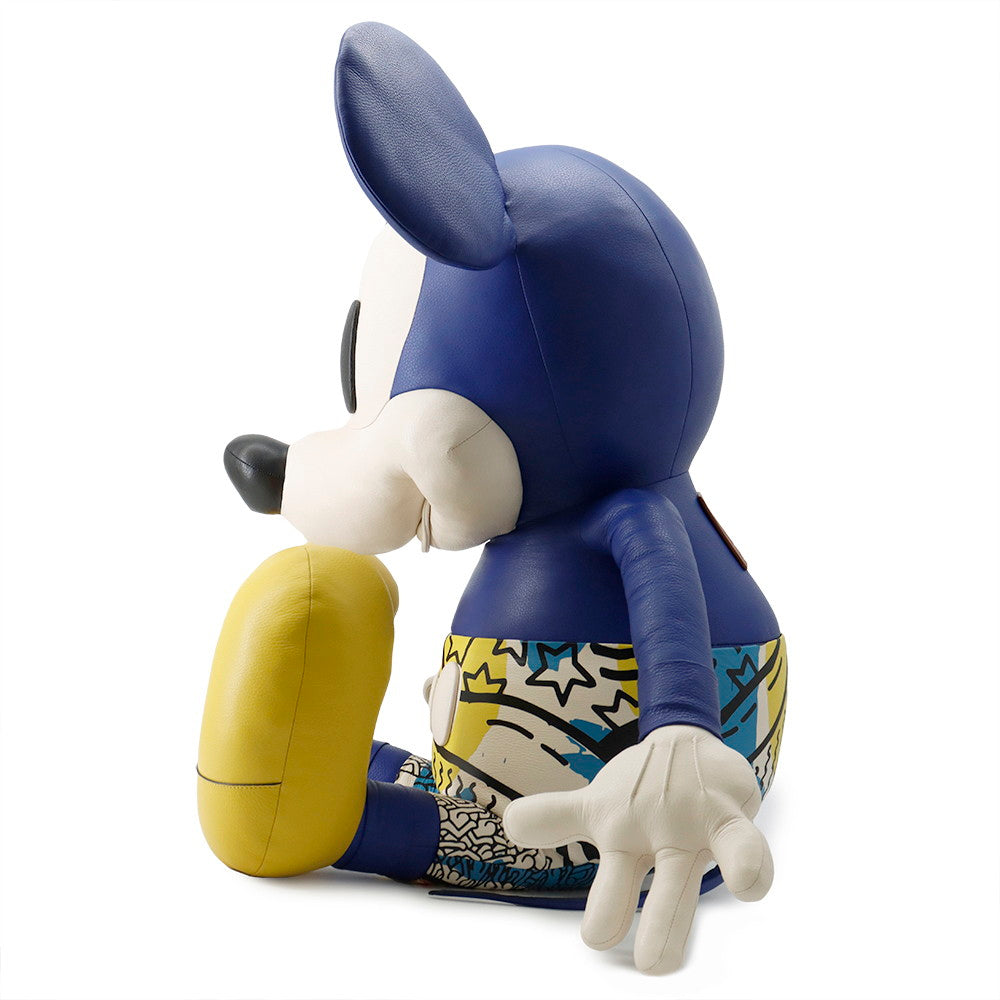 COACH Disney Mickey Mouse x Keith Haring Extra Large Collectible Blue/MulticolorD2248-C7850 Leather