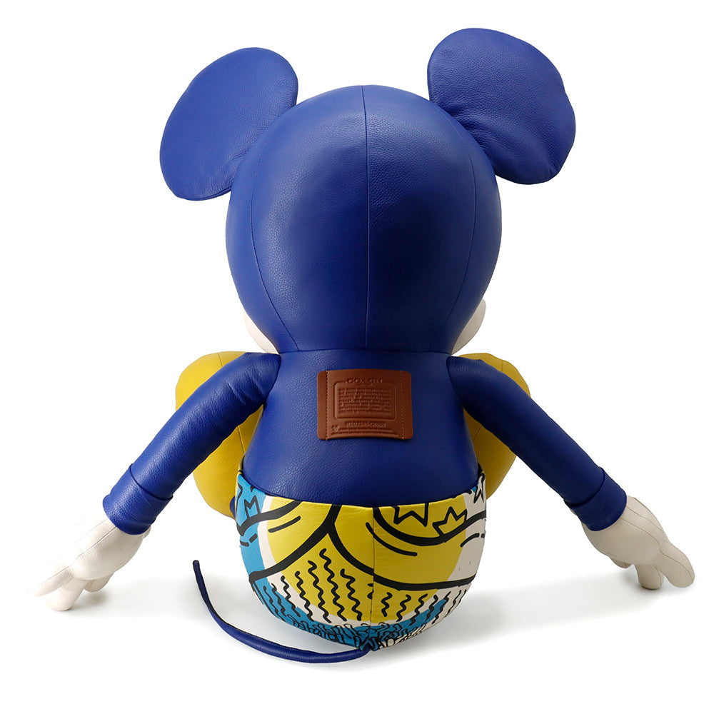 COACH Disney Mickey Mouse x Keith Haring Extra Large Collectible Blue/MulticolorD2248-C7850 Leather
