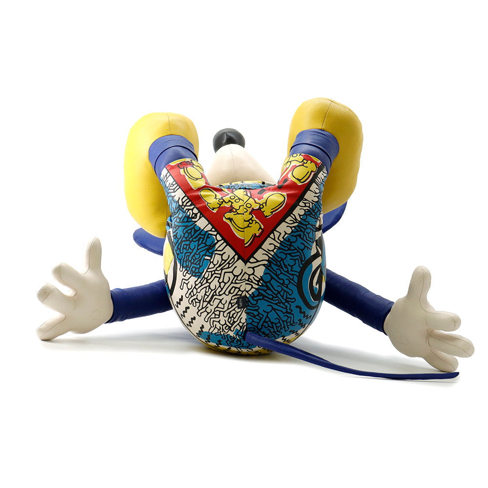 COACH Disney Mickey Mouse x Keith Haring Extra Large Collectible Blue/MulticolorD2248-C7850 Leather