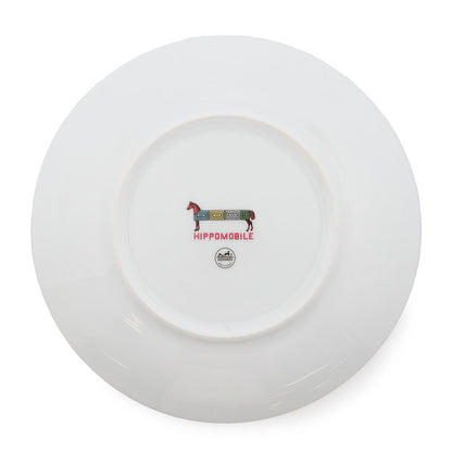 HERMES ★Dessert Plate HERMES Ipomobile No.3 Multicolor Porcelain