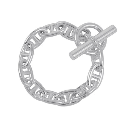 HERMES Chaine d'Ancre Bracelet 11 frames Size GM SV925