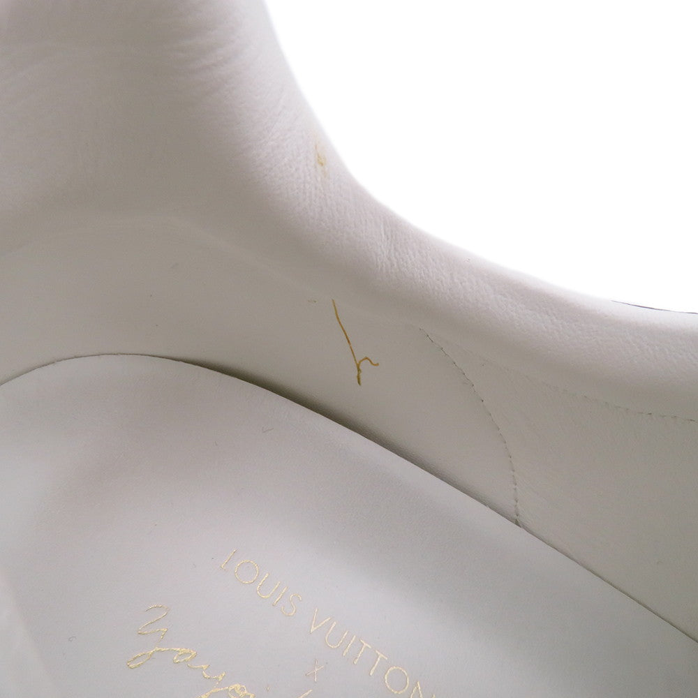 LOUIS VUITTON ★Yayoi Kusama Collaboration Time Out Sneakers Pumpkin Brown Monogram Size 35 1/2