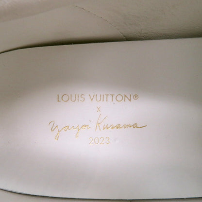 LOUIS VUITTON ★Yayoi Kusama Collaboration Time Out Sneakers Pumpkin Brown Monogram Size 35 1/2