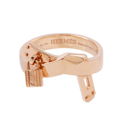 HERMES ★Gavroche Ring Size 53/#13 18K Pink Gold