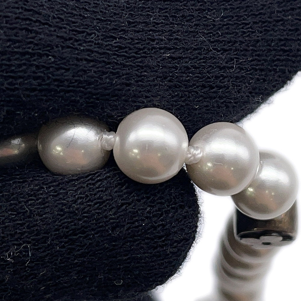 LOUIS VUITTON Necklace・Monogram Slim PearlM02235 Faux Pearl