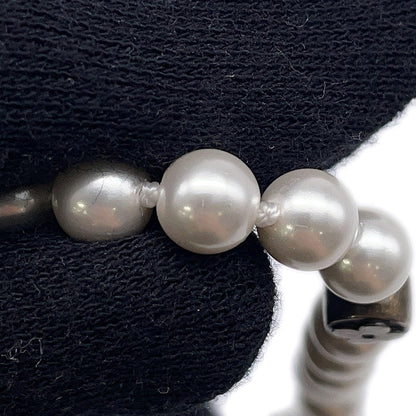 LOUIS VUITTON Necklace・Monogram Slim PearlM02235 Faux Pearl
