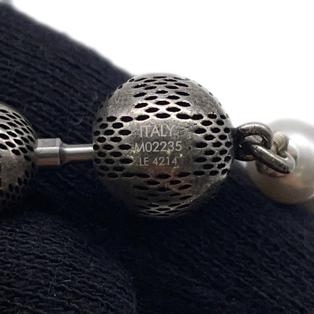 LOUIS VUITTON Necklace・Monogram Slim PearlM02235 Faux Pearl