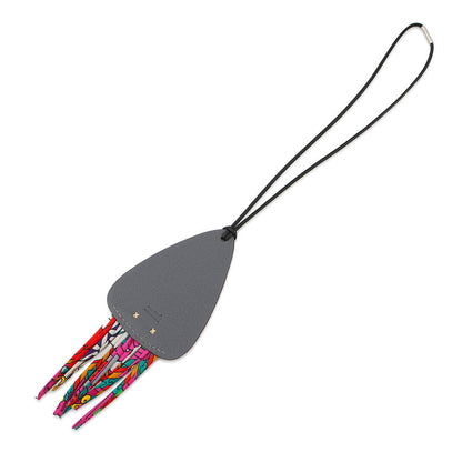 HERMES ★Petit H Squid Rouge/Gray/Black Taurillon Clemence Chevre Myzore Goatskin