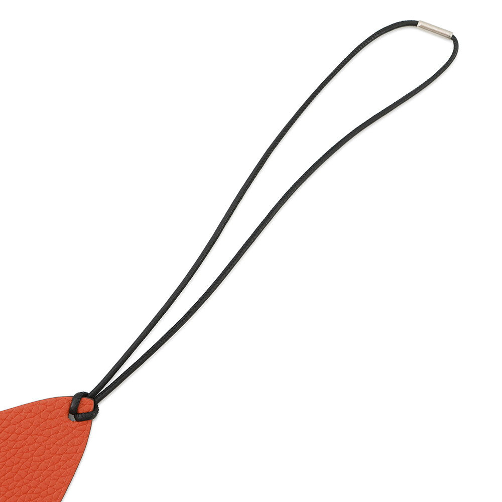HERMES ★Petit H Squid Rouge/Gray/Black Taurillon Clemence Chevre Myzore Goatskin