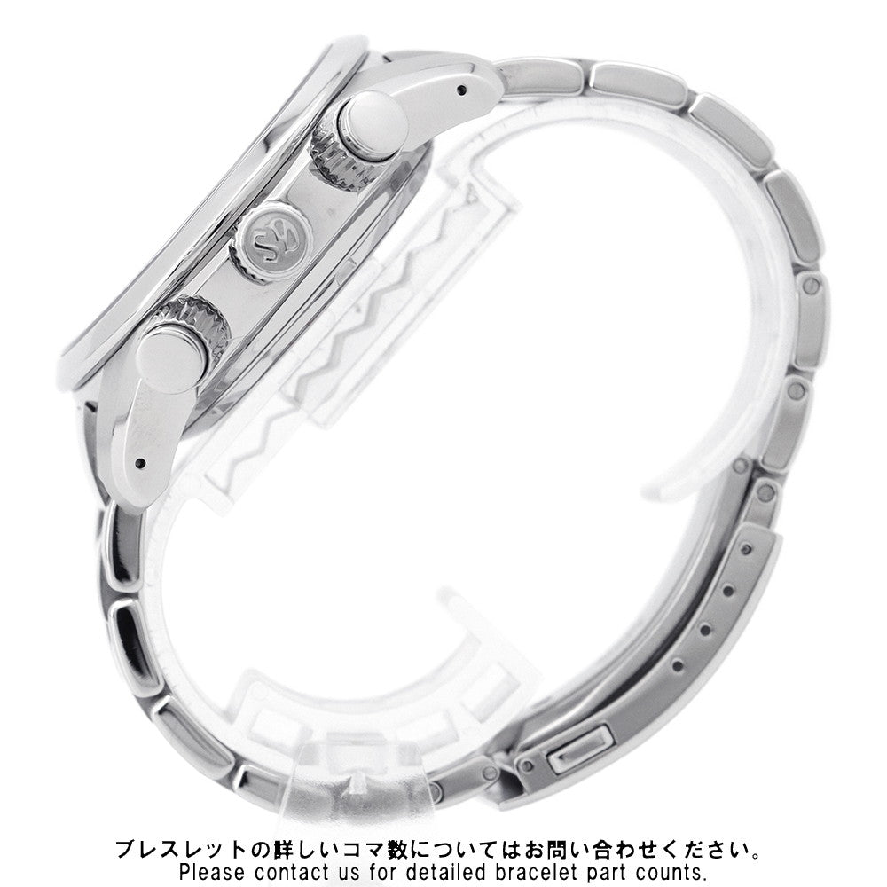 SEIKO ★Grand Seiko GMT Spring Drive W43.5mm Stainless Steel Black DialSBGC203