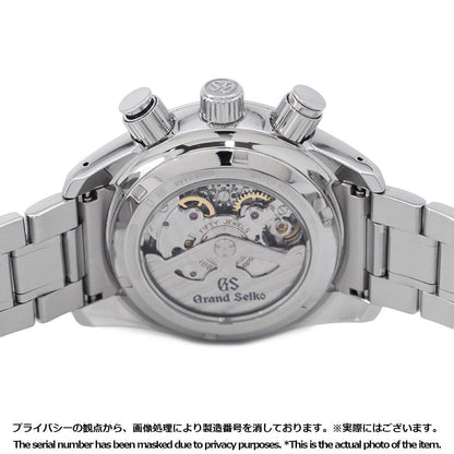 SEIKO ★Grand Seiko GMT Spring Drive W43.5mm Stainless Steel Black DialSBGC203