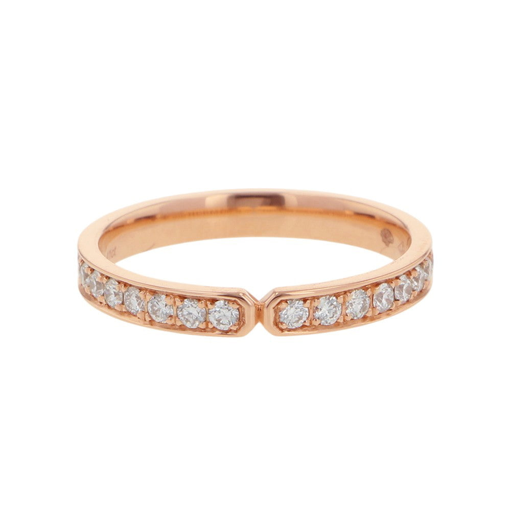 HERMES ★Wedding Ring "Ever Kelly" PM Size 48/#8H119669B 00048 18K Pink Gold